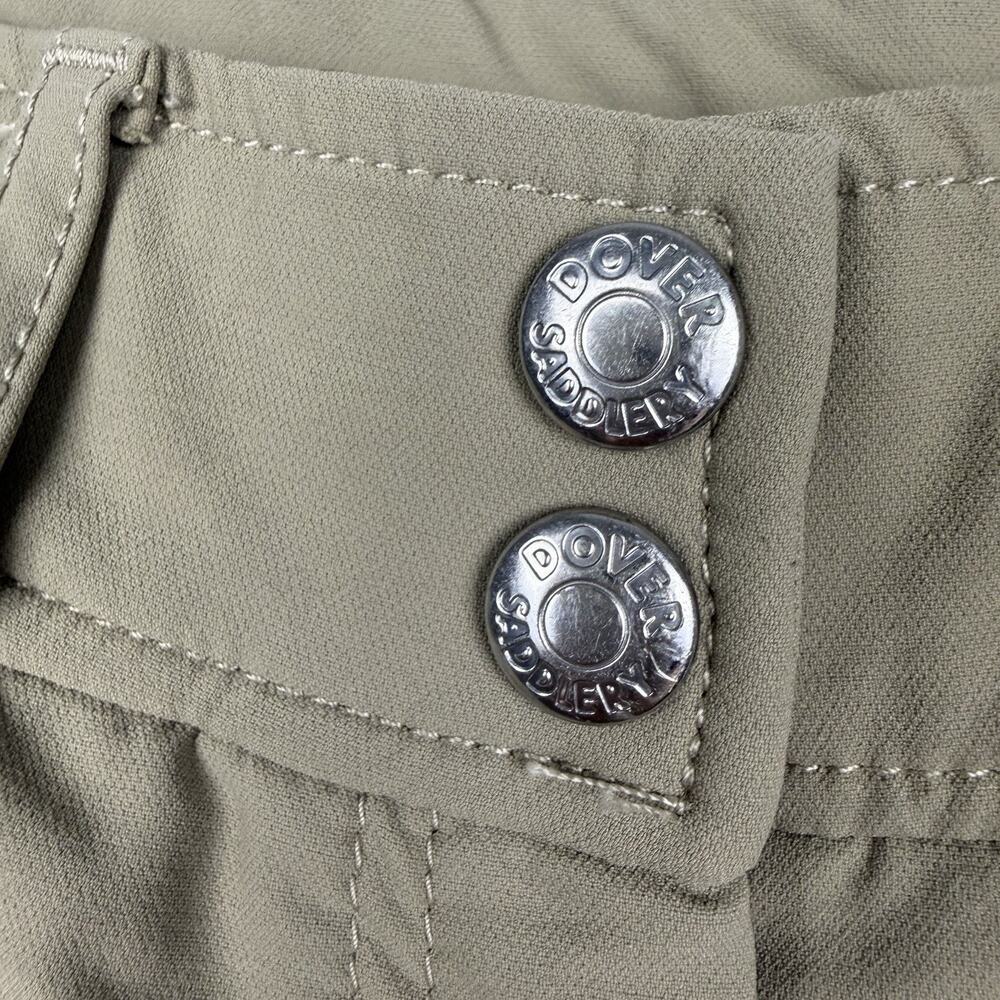 Dover Saddlery Equestrian Riding Breeches Women's Size 28 Beige Knee Grip - Picture 7 of 13